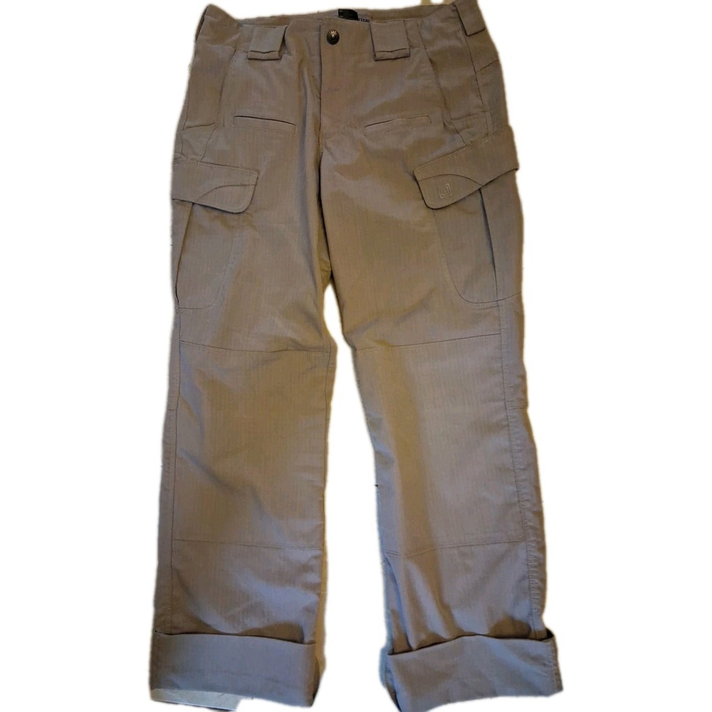 5.11 Tactical Womens Cargo Pants Sz 8 Regular Tan Ripstop Outdoor